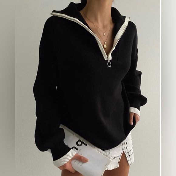 Under the Influence Collared Sweater - Picture 1 of 1